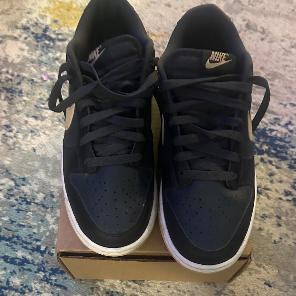 Nike Black and White Low-Top Sneakers